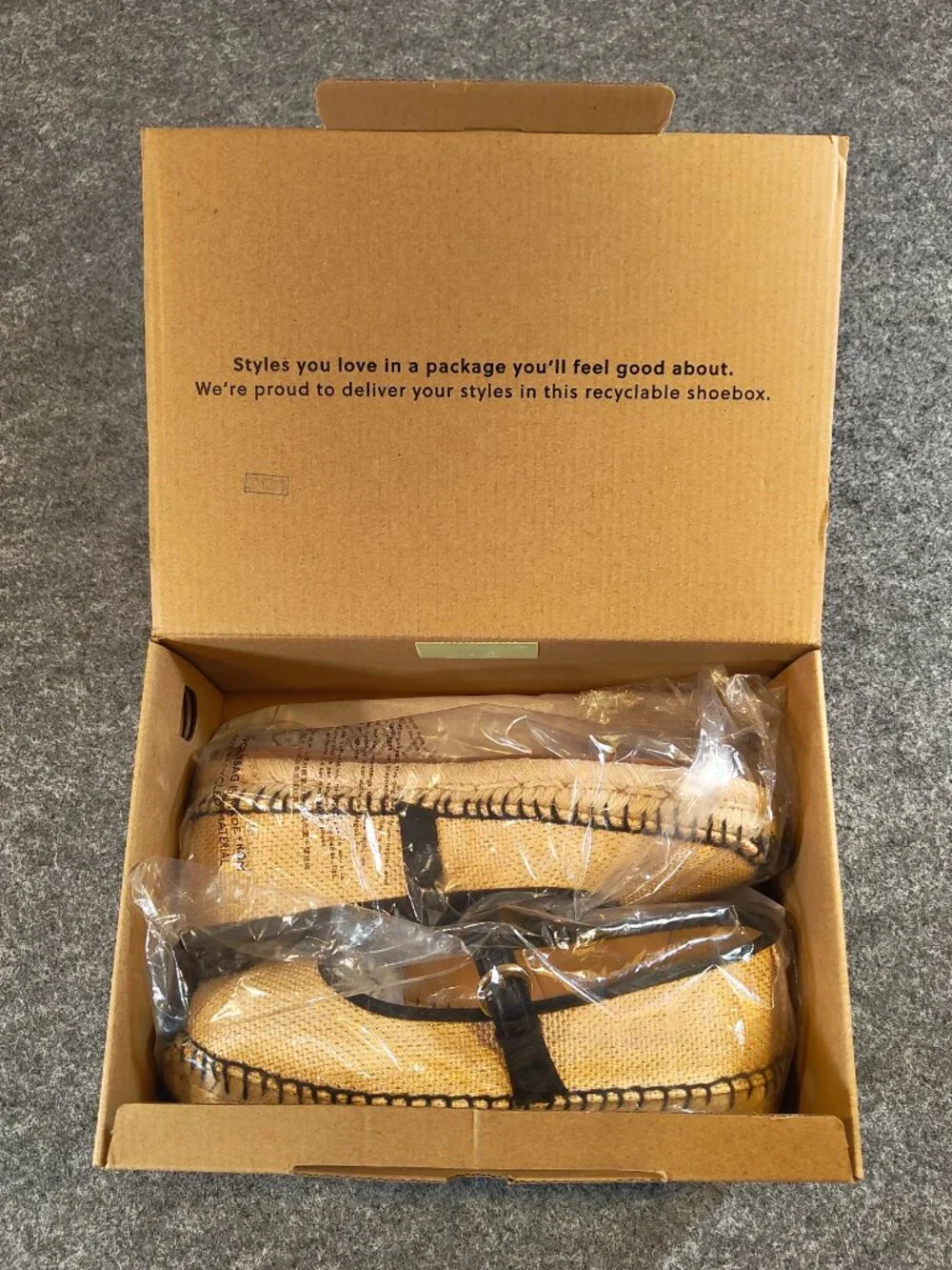 J.Crew Canvas Mary Jane Espadrilles Natural Gold Size 7 NIB